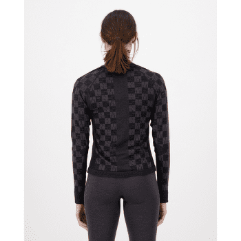 Triko dlouhý rukáv Mons Royale Ascender Merino Seamless Long Sleeve Women Mauve / Black
