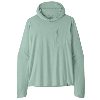 Triko dlouhý rukáv Patagonia Cap Cool Sun Hoody Men Thermal Blue - Thin Ice X-Dye