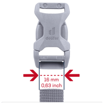 Přezka deuter Buckle 16 HI/TR/AL Black