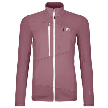 Bunda Ortovox FLEECE GRID JACKET WOMEN 35401 Dusk Rose