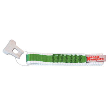 Expresní smyčka Rock Empire Express sling PA 16mm/26cm bílo-světle zelená