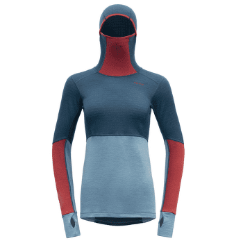 Triko dlouhý rukáv Devold Expedition Arctic Pro Hoodie Women 422A Flood