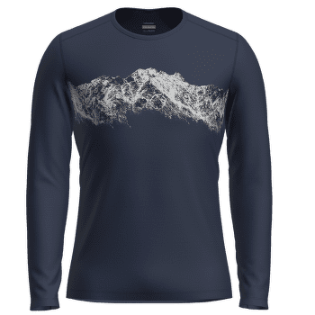 Triko dlouhý rukáv Icebreaker Merino 200 Oasis LS Crewe Men Midnight Navy