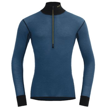Triko dlouhý rukáv Devold Wool Mesh 190 Zip Neck Men 422B FLOOD/CAVIAR