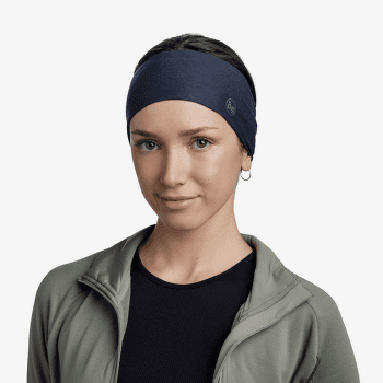 Čelenka Buff CoolNet UV+® Headband Solid Black SOLID NIGHT BLUE
