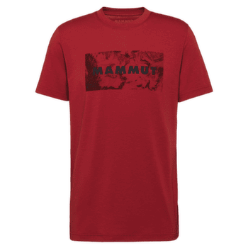 Triko krátký rukáv Mammut Trovat T-Shirt Men Logo 3818 dark mammut red