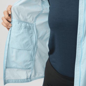 Bunda Fjällräven KEB LÄTT WIND JACKET WOMEN Breeze Blue