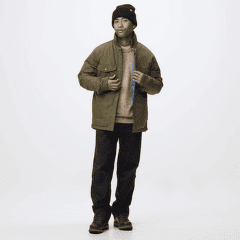 Bunda Fjällräven Övik Down Shirt Jacket Men Wood Brown