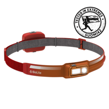 Čelovka BioLite Dash 450 Rechargeable HeadLamp Red