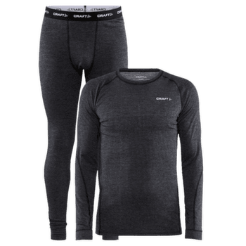 Set Craft Core Wool Merino Set Men 998000 Black Melange