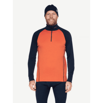 Triko dlouhý rukáv Devold Duo Active Merino 205 Z. Neck Man 087A BRICK