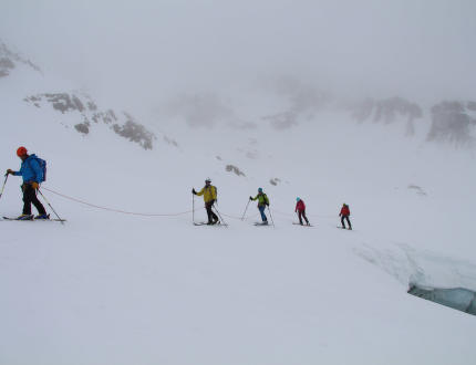 Video: Nácvik záchrany z ledovcové trhliny