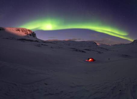 Zimní dobrodružství na stezce Kungsleden