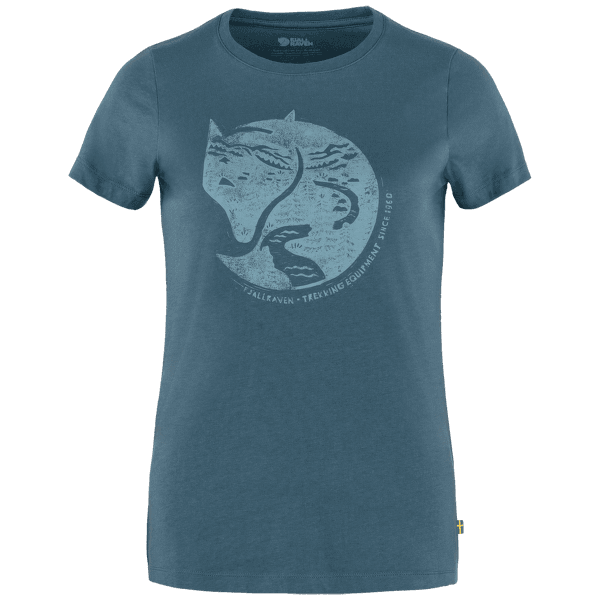 Triko krátký rukáv Fjällräven Arctic Fox Print T-Shirt Women Indigo Blue