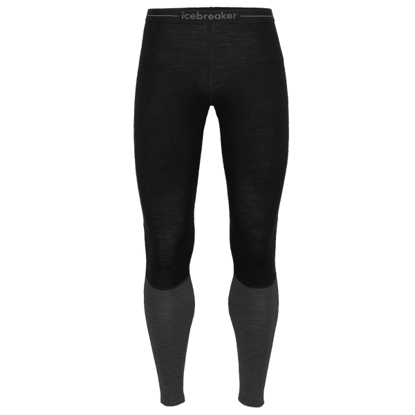 Legíny Icebreaker 200 ZoneKnit Leggings Men BLACK/JET HTHR/CB