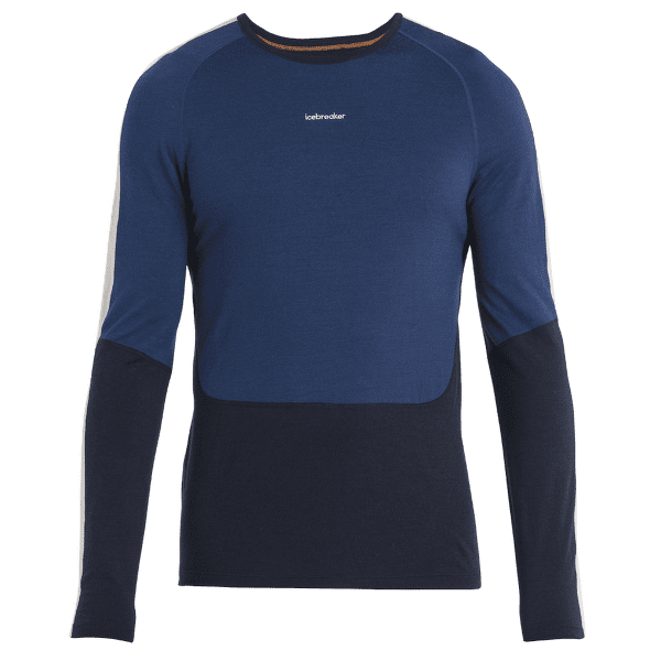 Triko dlouhý rukáv Icebreaker Merino 200 Sonebula LS Crewe Men MID NVY/ROYAL NVY/SNOW/CB
