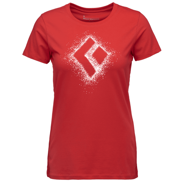 Triko krátký rukáv Black Diamond Chalked Up 2.0 SS Tee Women Coral Red