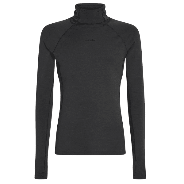 Mikina Icebreaker 300 MerinoFine™ Polar LS Roll Neck Men Black