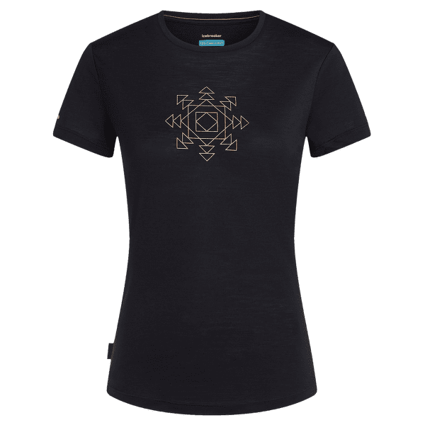 Triko krátký rukáv Icebreaker Merino Blend 125 Cool-Lite™ Sphere SS Tee Fusion Women BLACK