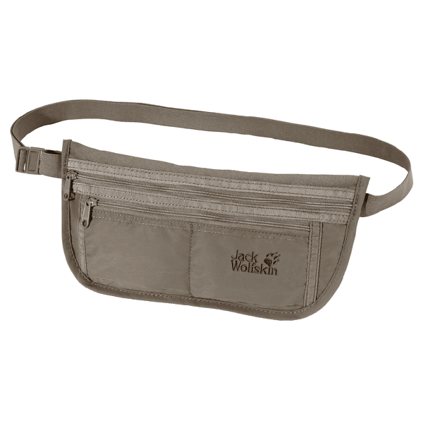 Peněženka Jack Wolfskin Document Belt DeLuxe silver mink 590