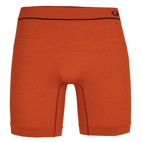Boxerky Icebreaker Anatomica Seamless Long Boxers Men ROOTE