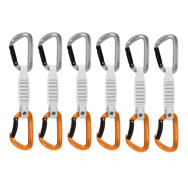 Expreska Komplet Mammut Sender Keylock 12 cm 6-Pack Quickdraws Light Grey-Gold 33272