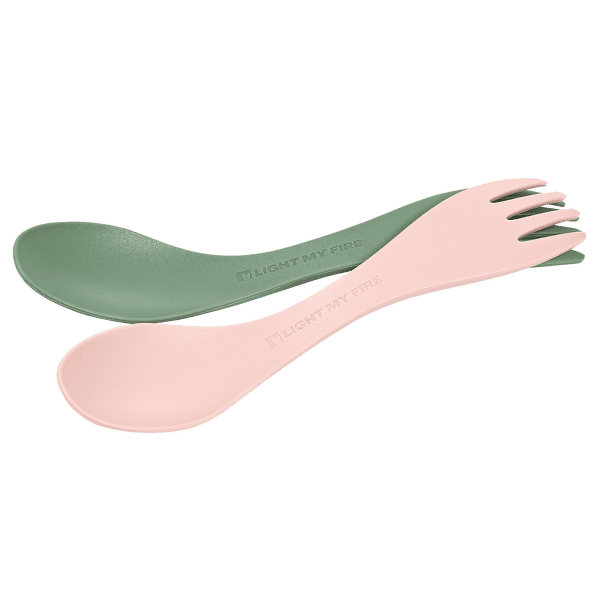 Nádobí Light My Fire Spork Little 2-pack Bio SandyGreen/DustyPink