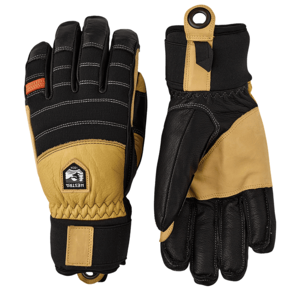 Rukavice Hestra Army Leather Ascent Svart/Ljusbrun