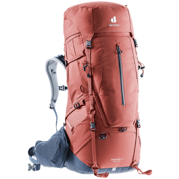 Batoh deuter Aircontact X 60+15 SL redwood-ink