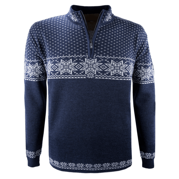 Pulover (3/4 Zapínání) Kama Sweater 4053 108 navy