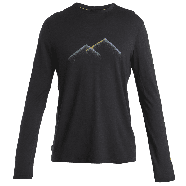 Triko dlouhý rukáv Icebreaker Merino 150 Tech Lite III LS Tee Peak Glow Men Black