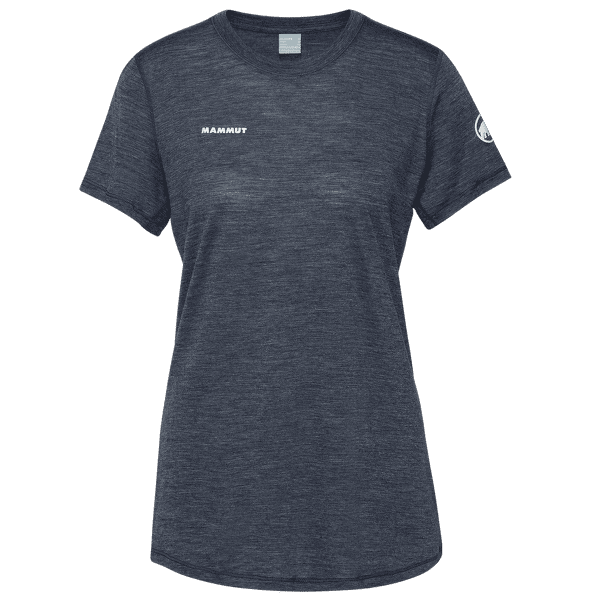 Triko krátký rukáv Mammut Tree Wool FL T-Shirt Women marine melange 5784