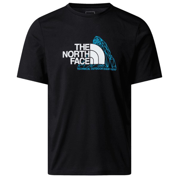 Triko krátký rukáv The North Face MOUNTAIN FOUNDATION SS TEE-GRAPHIC Men TNF BLACK