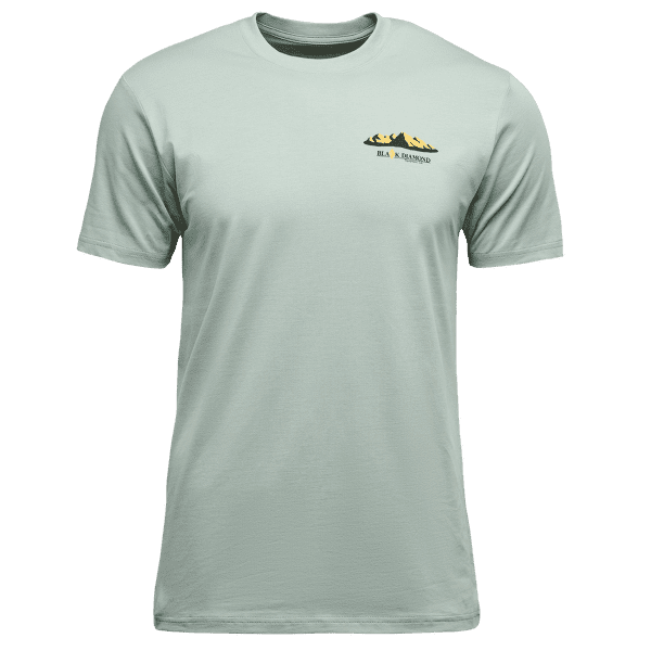 Triko krátký rukáv Black Diamond Mountainscape SS Tee Men Agave