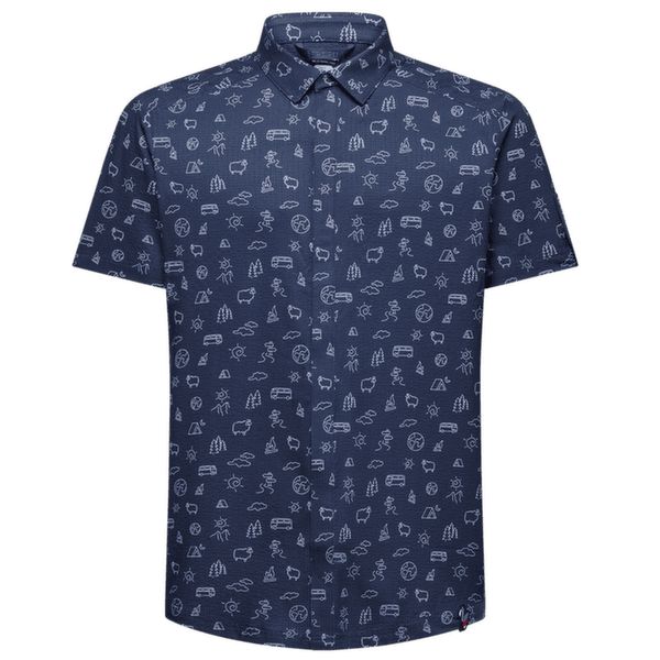 Košile krátký rukáv La Sportiva MOVE TECH SHIRT Night Sky/Chalk
