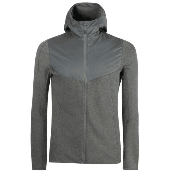 Mikina Mammut Alvra ML Hooded Jacket Men titanium melange-titanium 00409