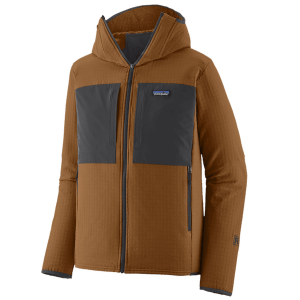 Bunda Patagonia R2 TECHFACE HOODY Men Deer Brown