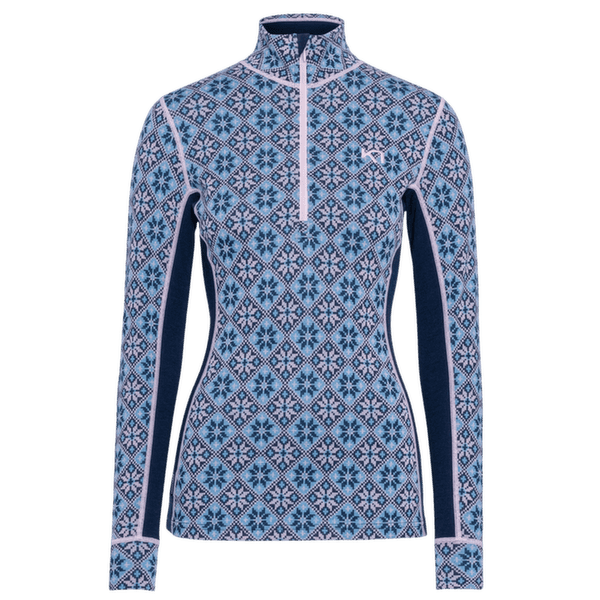 Triko dlouhý rukáv Kari Traa Rose H/Z (622691) ROCEA/DARK NAVY BLUE