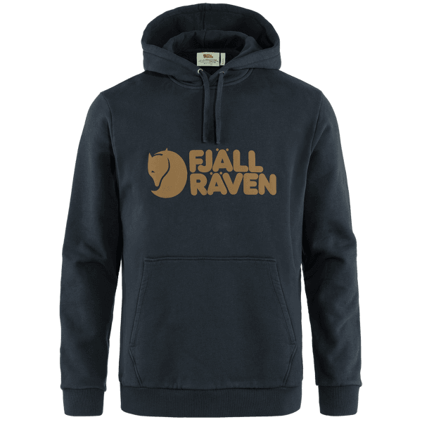Mikina Fjällräven Fjällräven Logo Hoodie Men Dark Navy