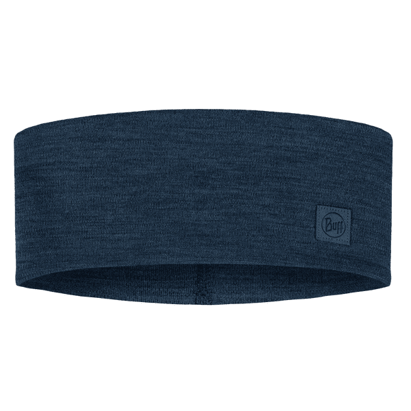 Čelenka Buff MERINO WIDE HEADBAND SOLID SOLID NIGHT BLUE