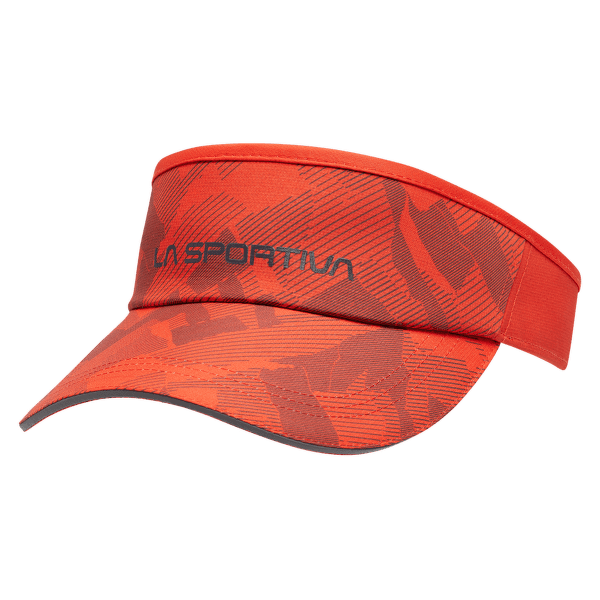 Kšilt La Sportiva SKYRUN VISOR Cherry Tomato/Carbon