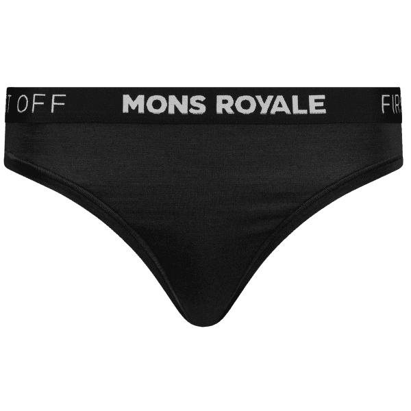Kalhotky Mons Royale Stratos Merino Thong Black