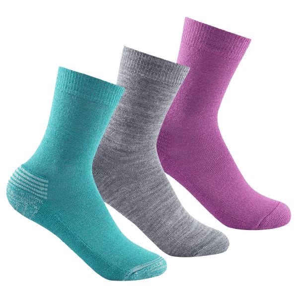 Ponožky Devold DAILY MEDIUM KID SOCK 3PK 370 LAKE