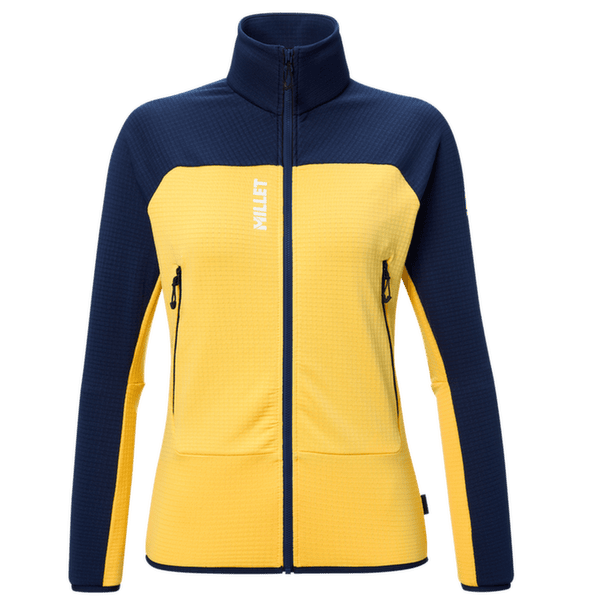 Mikina Millet FUSION GRID Jacket Women SUNFLOWER/SAPHIR