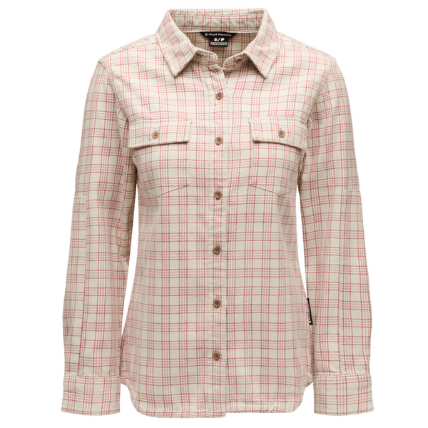 Košile dlouhý rukáv Black Diamond Project Twill LS Shirt Women Chalk-Mineral Red