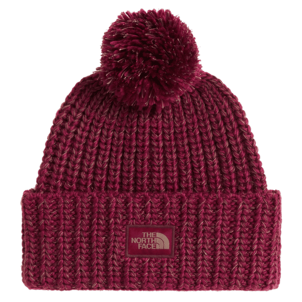 Čepice The North Face COZY CHUNKY CABIN BEANIE 007 BURGUNDY CRUSH/UTILITY BROWN
