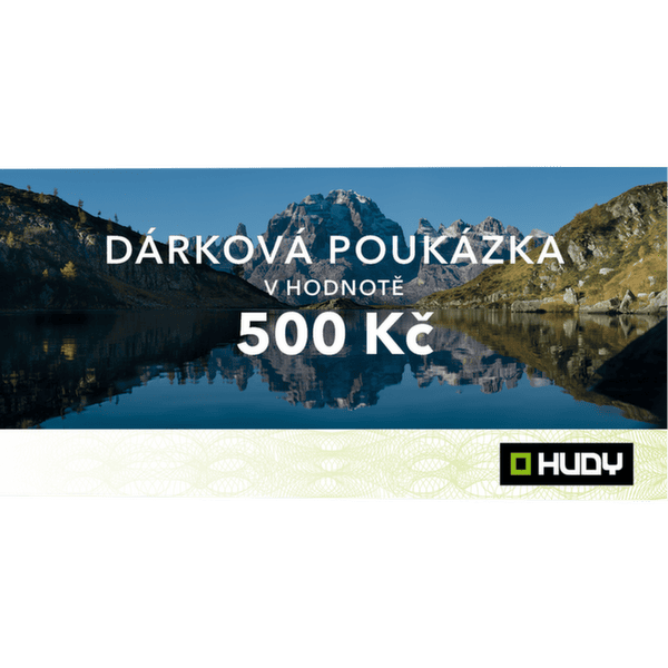 HUDY Dárková poukázka 500 Kč