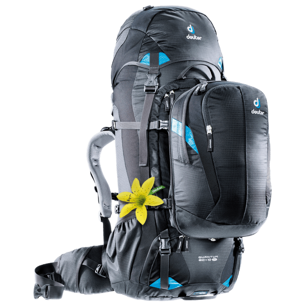 Batoh deuter Quantum 60+10 SL (3510315) black-turquoise