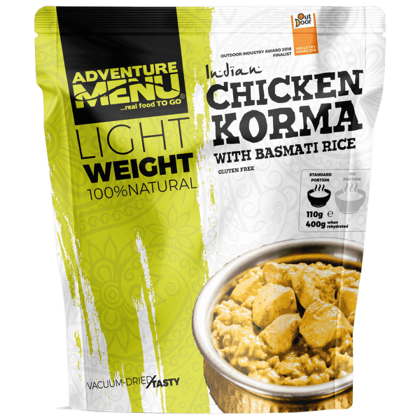 Strava Adventure Menu Lightweight Kuře Korma s rýží Basmati