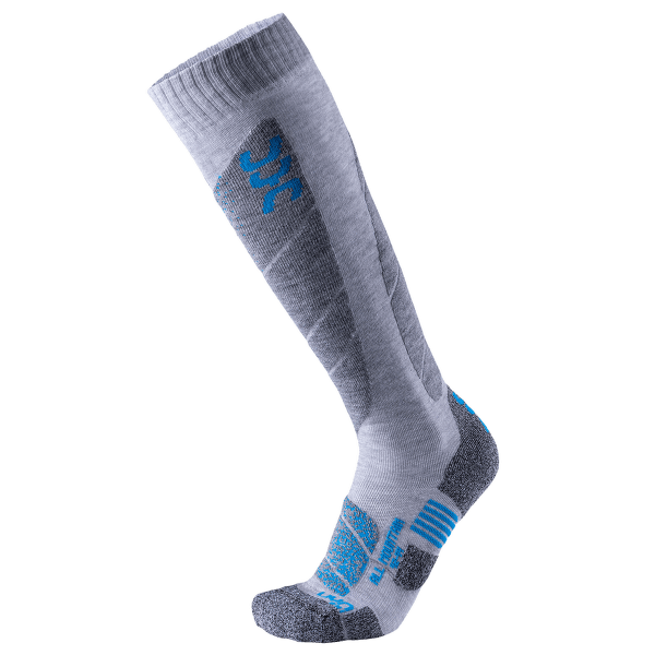 Podkolenky UYN Ski All Mountain Men Light Grey Melange/Azure